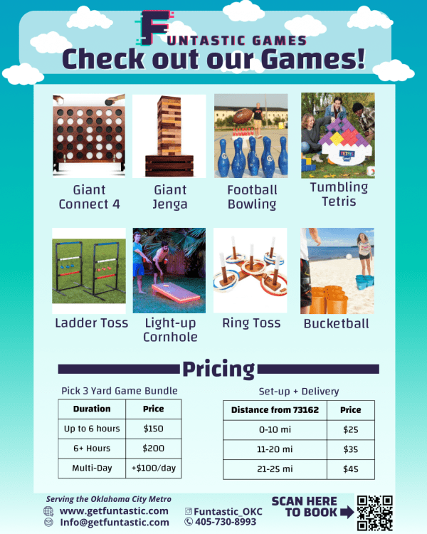 ☆ Pick 3 Yard Games Bundle